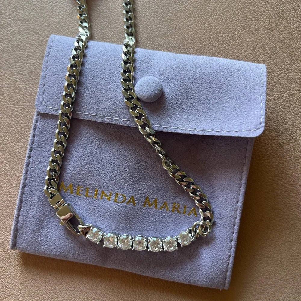 Melinda Maria Baby Julian Loves Diamonds Necklace - Picture 2 of 5